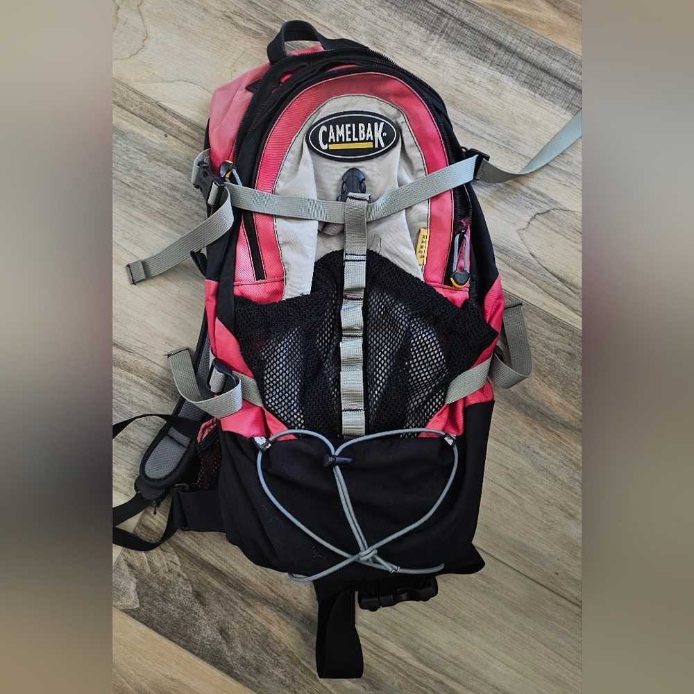 CamelBak Pink and Black Sporty Backpack